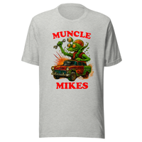 Muncle Mikes Hot Rod and Rat Rod Shirt Mayhem! Monster Rods! (021) Unisex T-Shirt product mockup 4