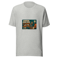 Remote Work Unisex T-Shirt product mockup 4