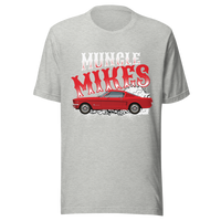 Smoking Hot Rod 1965 Mustang Fastback Unisex T-Shirt product mockup 4