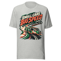 Small Cars Big Speed Unisex T-Shirt product mockup 4