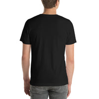 Rev Match Rita hot-rod T-shirt, Black back mockup