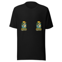 Hooked on Weekends Fishing Unisex T-Shirt product mockup