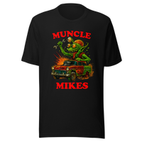 Muncle Mikes Hot Rod and Rat Rod Shirt Mayhem! Monster Rods! (021) Unisex T-Shirt product mockup