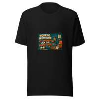 Remote Work Unisex T-Shirt product mockup