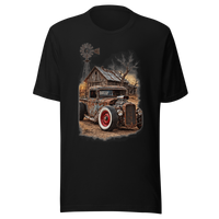 Rust and Thunder Rat Rod Pickup Unisex T-Shirt product mockup