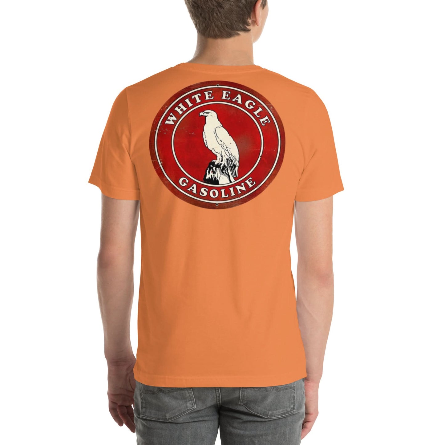 Muncle Mikes Hot Rod and Rat Rod Shirt - Vintage Gas and Oil Shirt - White Eagle