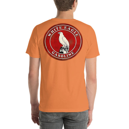 Muncle Mikes Hot Rod and Rat Rod Shirt - Vintage Gas and Oil Shirt - White Eagle