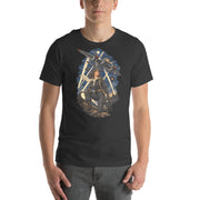 Vintage aviation pin-up T-shirt Edition 31, Dark Grey front product mockup