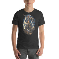 Vintage aviation pin-up T-shirt Edition 31, Dark Grey front product mockup