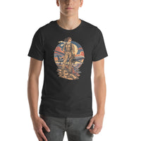 Vintage aviation pin-up T-shirt Edition 40, Dark Grey front product mockup