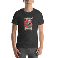 10mm Relocation Service mechanic T-shirt, Dark Grey Heather front mockup