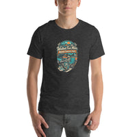 Walked Five Miles, Moved Twenty Feet car-show T-shirt, Dark Grey Heather front mockup