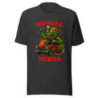 Muncle Mikes Hot Rod and Rat Rod Shirt Mayhem! Monster Rods! (021) Unisex T-Shirt product mockup 3