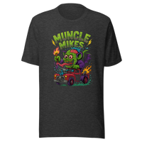 Muncle Mikes Hot Rod and Rat Rod Shirt Mayhem! Monster Rods! (030) Unisex T-Shirt product mockup 3