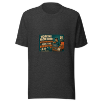 Remote Work Unisex T-Shirt product mockup 3