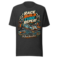 Race Build Tune Repeat Unisex T-Shirt product mockup 3