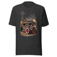 Rust and Thunder Rat Rod Pickup Unisex T-Shirt product mockup 3