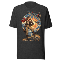 Vintage Aviation Pin-Up T-Shirt – Edition 35 Unisex T-Shirt product mockup 5