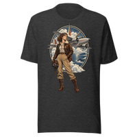 Vintage Aviation Pin-Up T-Shirt – Edition 38 Unisex T-Shirt product mockup 5