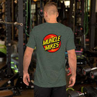 Muncle Mikes Shop Shirt 001 in heather forest, back view