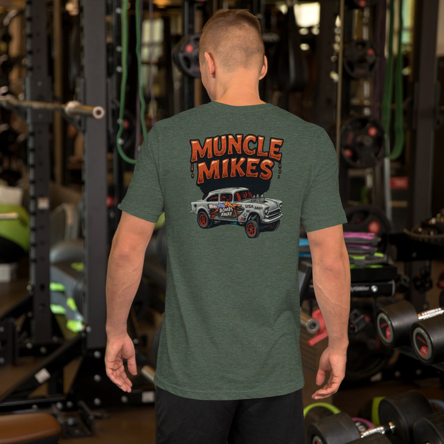 Muncle Mikes Hot Rod and Rat Rod Shirt Mayhem! Bombs Away Gasser