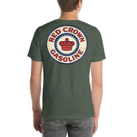 Muncle Mikes Hot Rod and Rat Rod Shirt - Vintage Gas and Oil Shirt - Red crown Gasoline