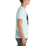 Rev Match Rita hot-rod T-shirt, Heather Ice Blue right mockup