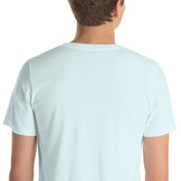 Grandpa's Garage Quality Control T-shirt, Heather Ice Blue Zoomed In mockup