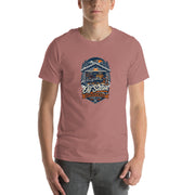 Off-Season Improvement Committee garage T-shirt, Heather Mauve front mockup