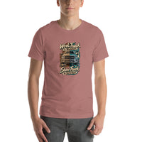 Work Truck Show pickup T-shirt, Heather Mauve front mockup
