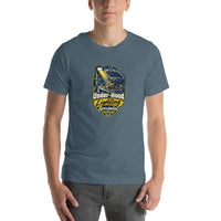 Under-Hood Lighting Specialist T-shirt, Heather Slate Front mockup
