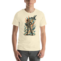 Vintage aviation pin-up T-shirt Edition 03, Natural front product mockup