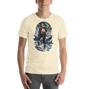Vintage aviation pin-up T-shirt Edition 19, Natural front product mockup