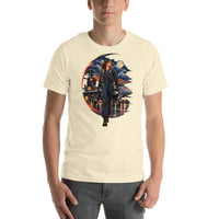 Vintage aviation pin-up T-shirt Edition 20, Natural front product mockup