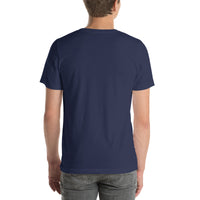 Rev Match Rita hot-rod T-shirt, Navy back mockup