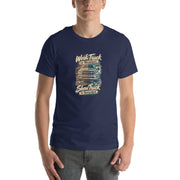 Work Truck Show pickup T-shirt, Navy front mockup