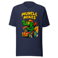 Muncle Mikes Hot Rod and Rat Rod Shirt Mayhem! Monster Rods! (017) Unisex T-Shirt product mockup 2