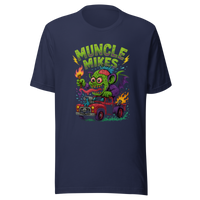 Muncle Mikes Hot Rod and Rat Rod Shirt Mayhem! Monster Rods! (030) Unisex T-Shirt product mockup 2