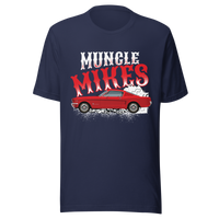 Smoking Hot Rod 1965 Mustang Fastback Unisex T-Shirt product mockup 2
