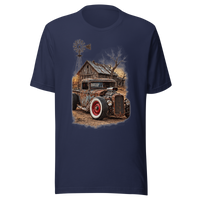 Rust and Thunder Rat Rod Pickup Unisex T-Shirt product mockup 2