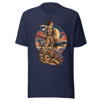 Vintage Aviation Pin-Up T-Shirt – Edition 40 Unisex T-Shirt product mockup 3