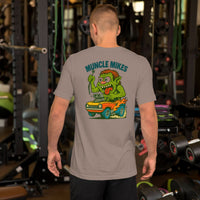 Monster Rods 004 t-shirt in pebble, back view