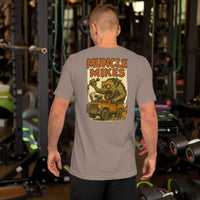 Monster Rods 009 t-shirt in pebble, back view