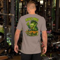 Back view of pebble Monster Rods 011 unisex T-shirt