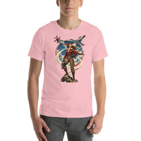 Vintage aviation pin-up T-shirt Edition 13, Pink front product mockup