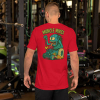 Hot Rods and Monsters 002 t-shirt in red, back view