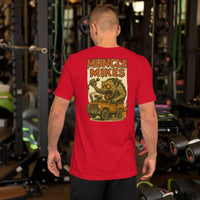 Monster Rods 009 t-shirt in red, back view