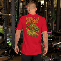 Monster Rods 001 t-shirt in red, back view