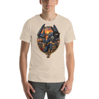 Vintage aviation pin-up T-shirt Edition 01, Soft Cream front product mockup