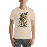 Vintage aviation pin-up T-shirt Edition 03, Soft Cream front product mockup
